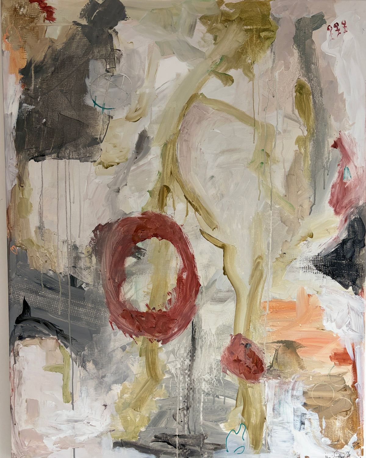 Canvas - Oliven Gren  I Olive Branch